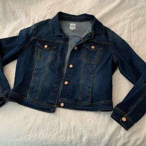 Kensie Jeans Bainton Dark Wash Jean Jacket